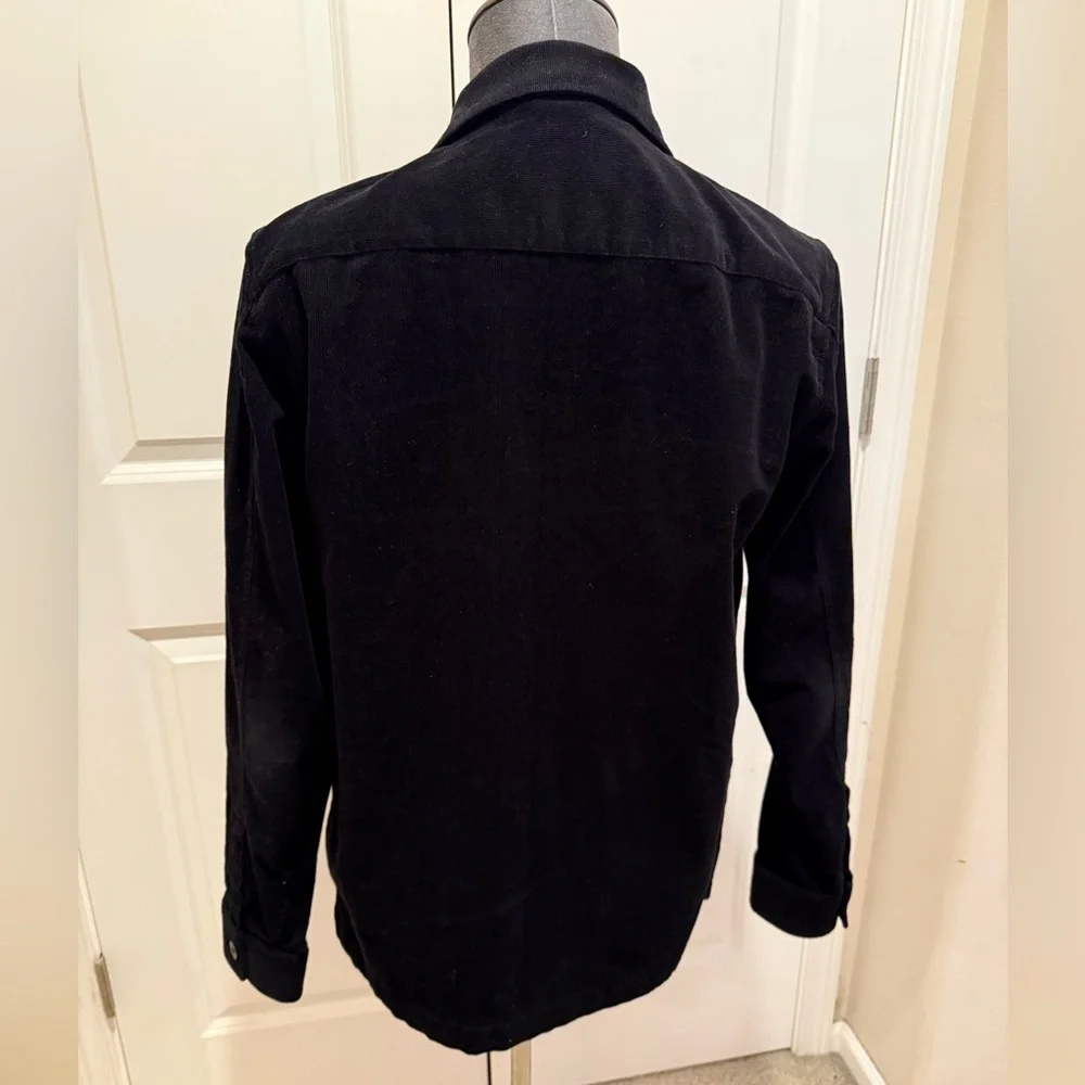 NN07 Black Corduroy Shirt Jacket - Picture 2 of 4